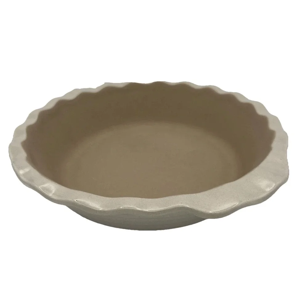 Pampered Chef Family Heritage Stoneware Scalloped Pie Plate 9